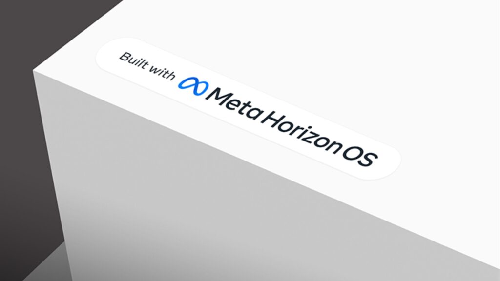 Le logo de Meta Horizon OS sera inscrit sur les boîtes.