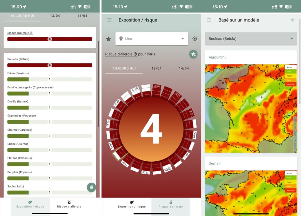 L'interface de Pollen+.