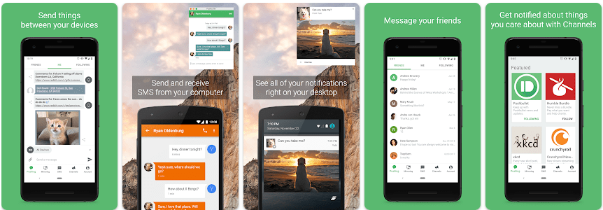 Interact with your smartphone directly from your PC with PushBullet