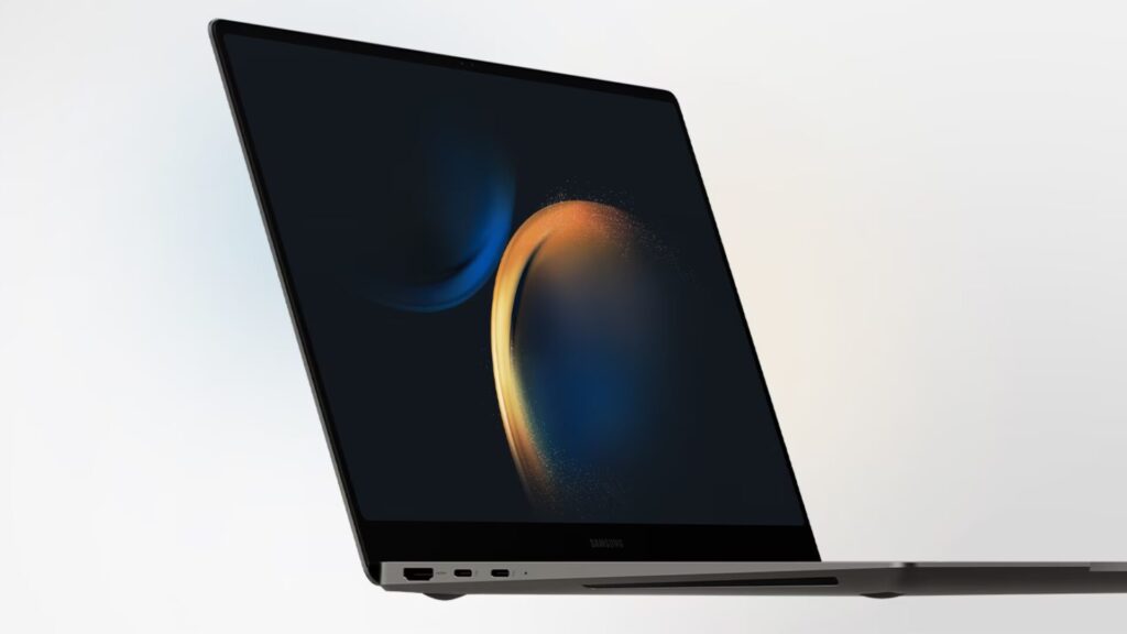 Le Galaxy Book 3 Pro estun ultraportable fin et élégant // Source : Samsung