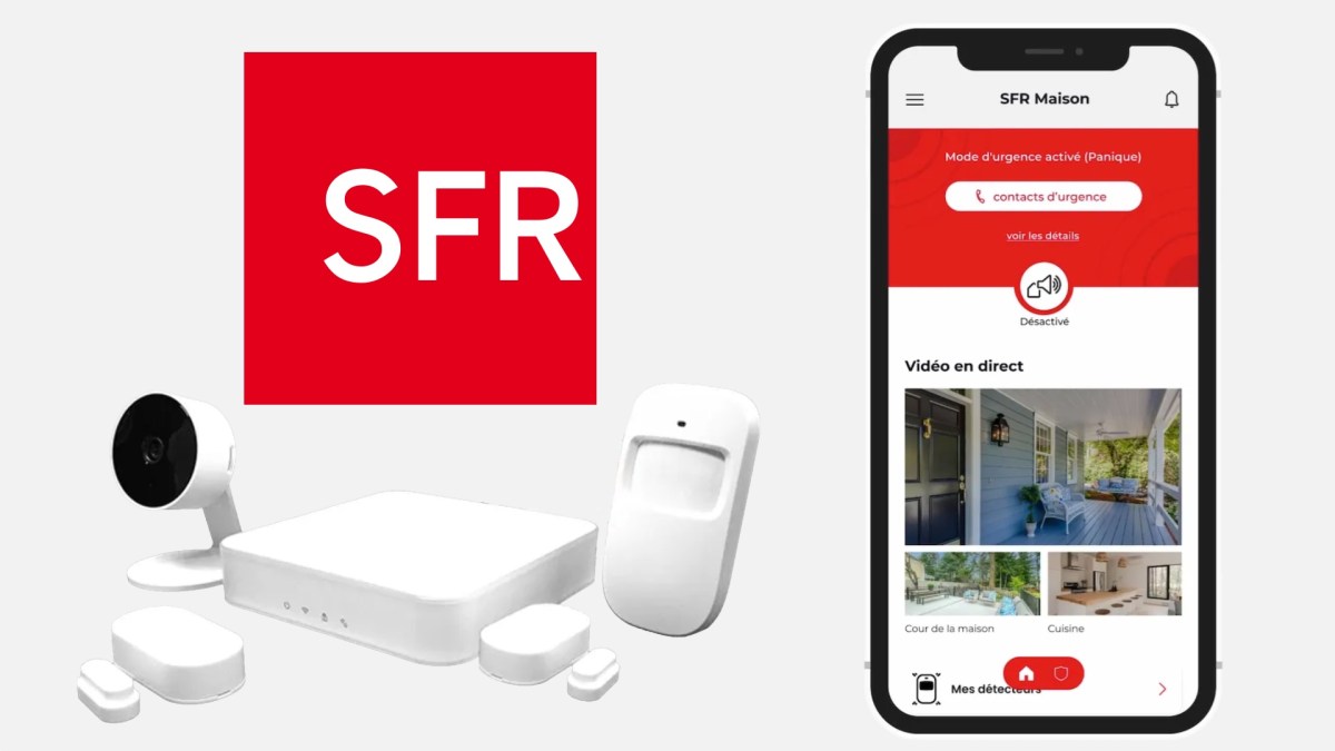 L'offre Maison Surveillée de SFR. // Source : Numerama