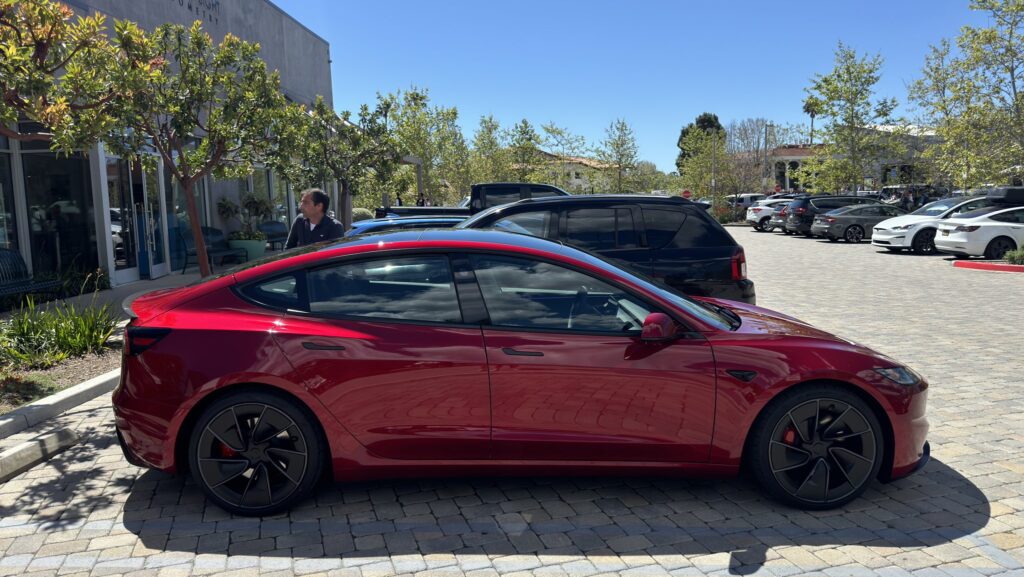 Tesla Model 3 on the run before the official date