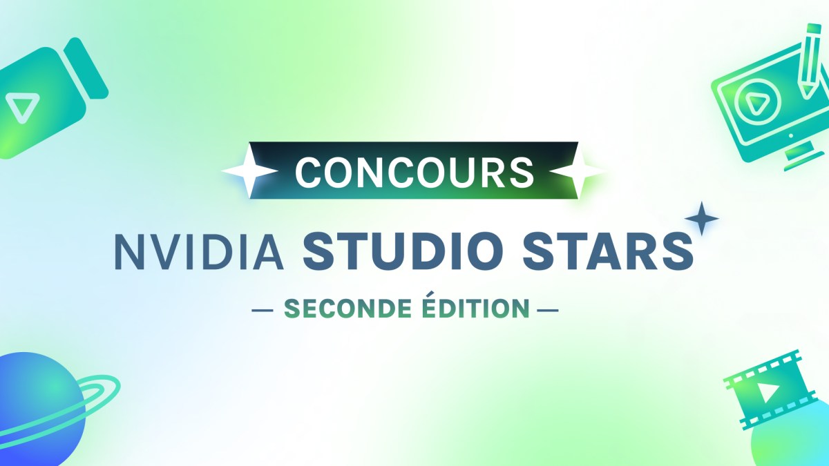 La seconde édition des NVIDIA Studio STARS est ouverte ! // Source : Numerama