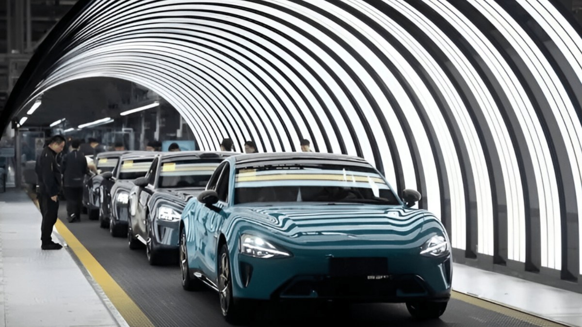 Production de la Xiaomi SU7  // Source : carnewschina