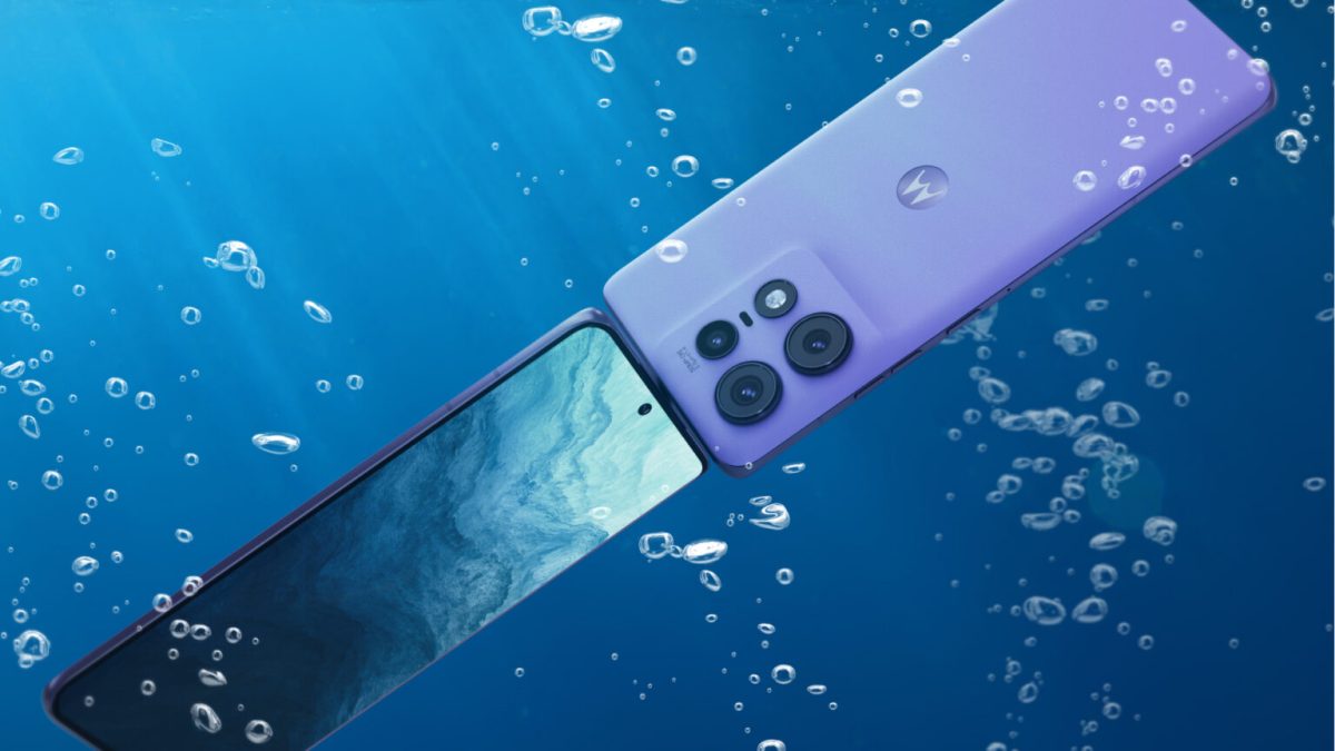 Un smartphone qui n'a pas peur de l'eau // Source : Motorola