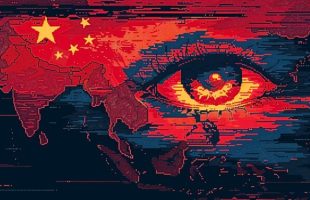 La Chine affirme qu'elle détecter des appareils militaires utilisant les connexions de Starlink. // Source : Numerama avec Midjourney