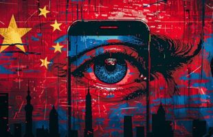 La Chine est régulièrement accusée de cyberspionnage. // Source : Numerama avec Midjourney