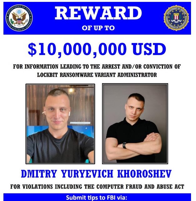 FBI offers $10 million reward for information leading to arrest