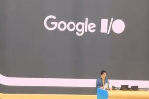Google I/O 2024 depuis Mountain View; // Source : Numerama