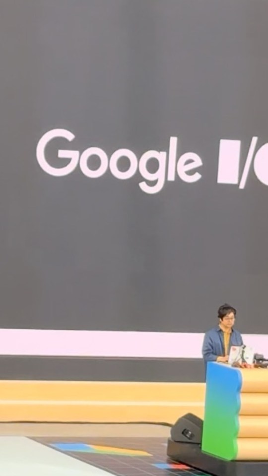 Google I/O 2024 depuis Mountain View; // Source : Numerama
