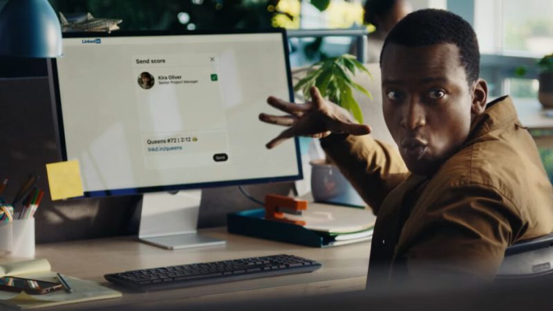 LinkedIn devient un espace dans lequel on peut jouer. Littéralement.