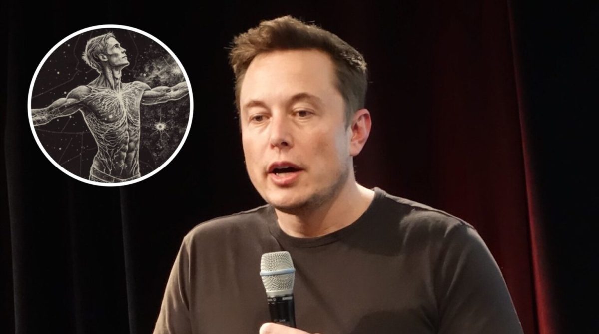 Montage Elon Musk et la profile pic de Adrian Dittmann // Source : Flickr/CC