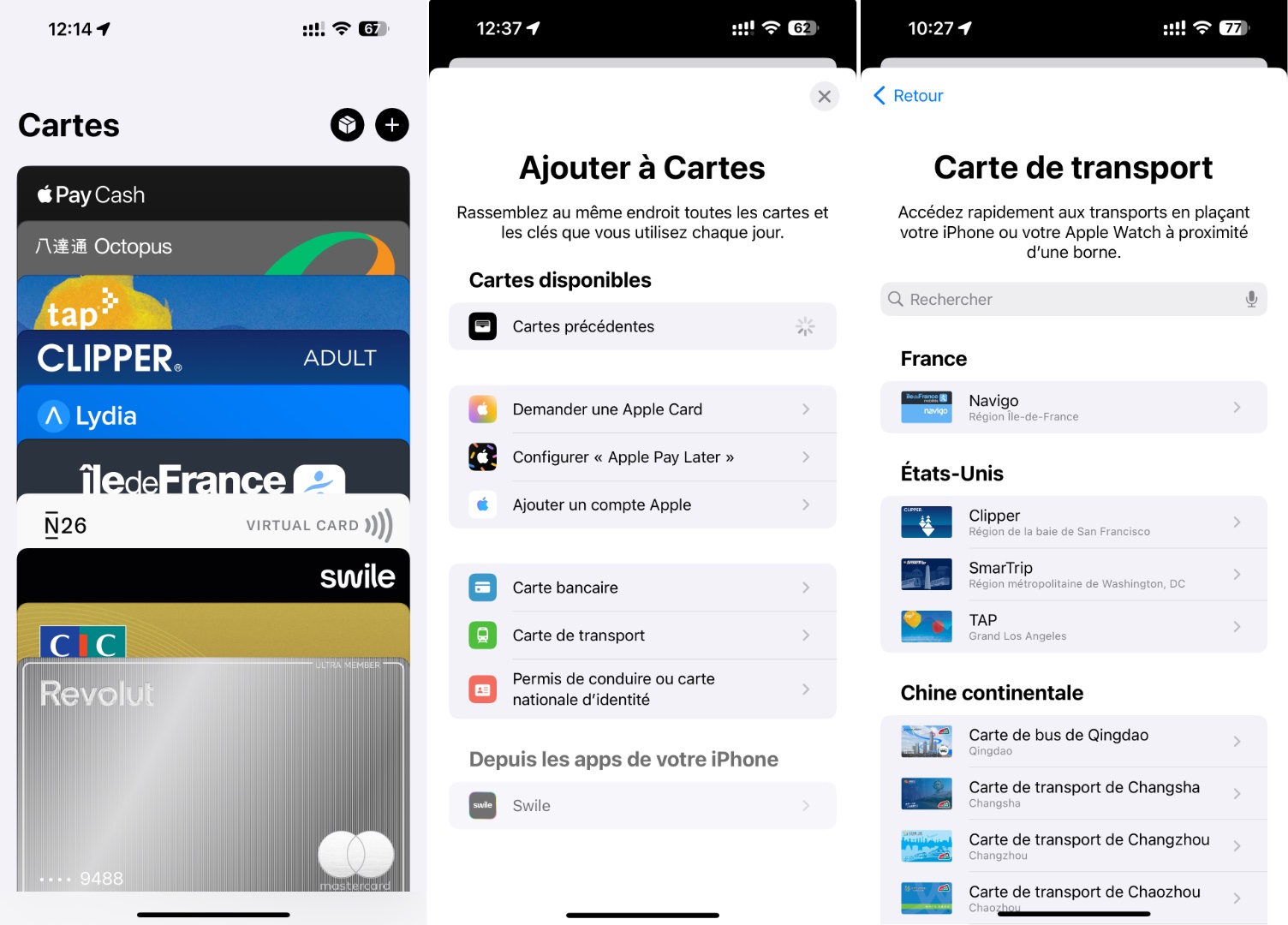 comment ajouter son passe navigo sur son iphone