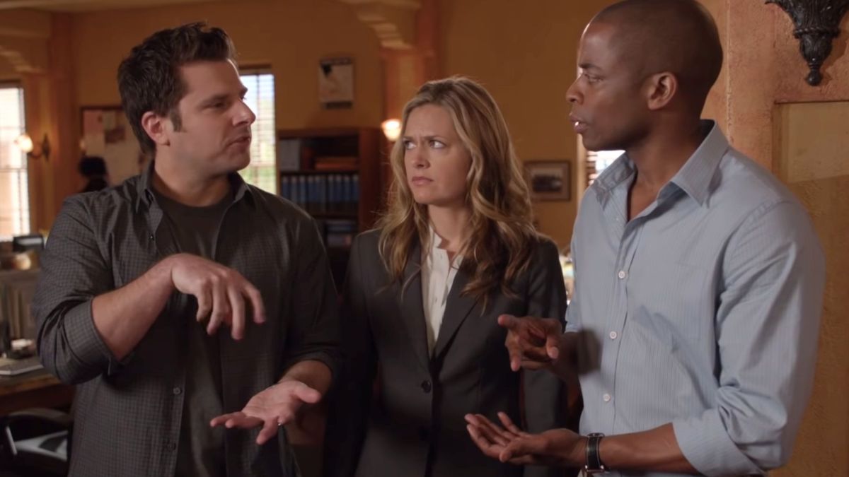 Shawn, Kate et Gus dans Psych. // Source : USA Network