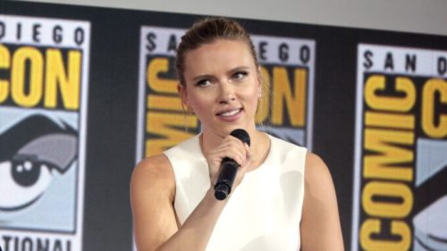Scarlett Johansson. // Source : Flickr/CC/Gage Skidmore (photo recadrée)