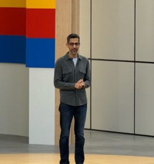 Sundar Pichai // Source : Nicolas Lellouche