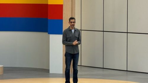 Sundar Pichai // Source : Nicolas Lellouche