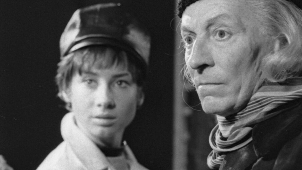 Susan and the 1st Doctor (William Hartnell).  // Source: BBC
