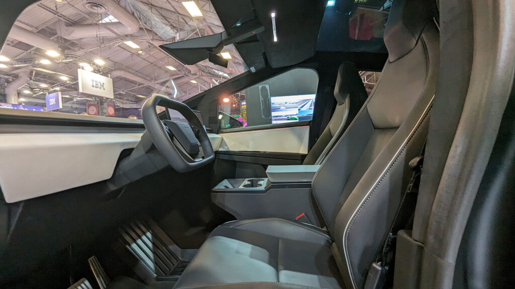 Interior of the Tesla Cybertruck // Source: Raphaelle Baut