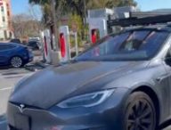 Tesla avec Lidar aux USA // Source : @Aiaddict1 sur X