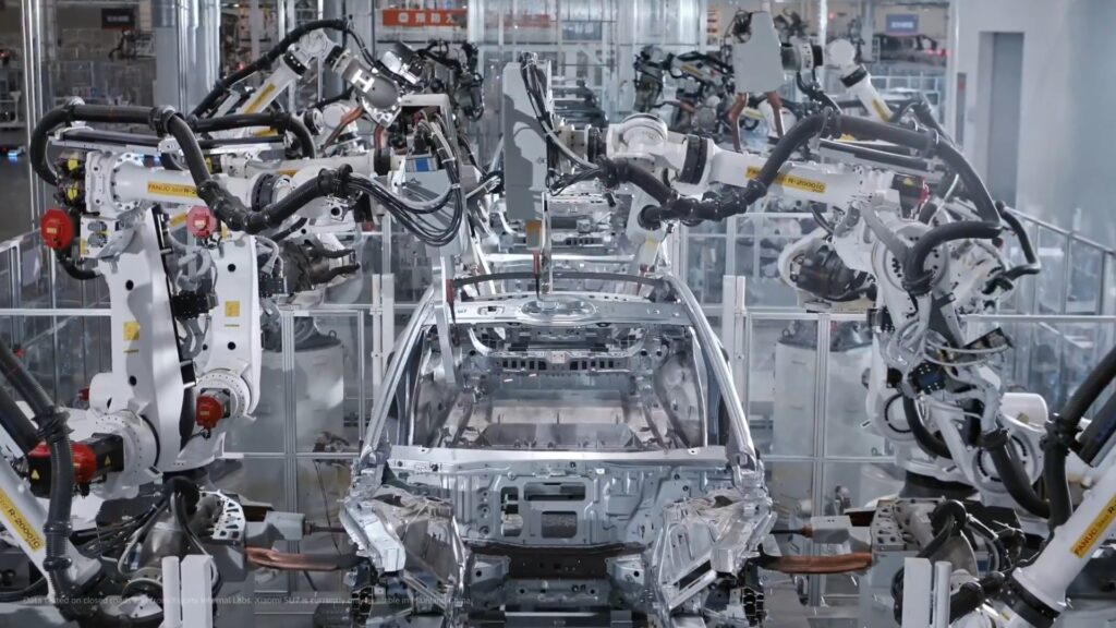 Usine de production automobile Xiaomi  // Source : Xiaomi