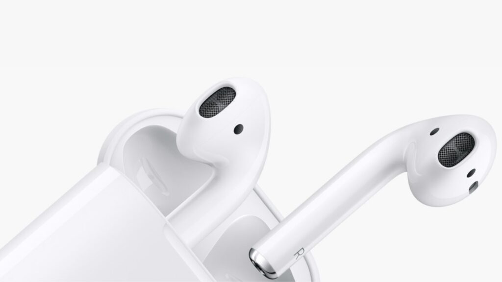 Les AirPods 2 // Source : apple