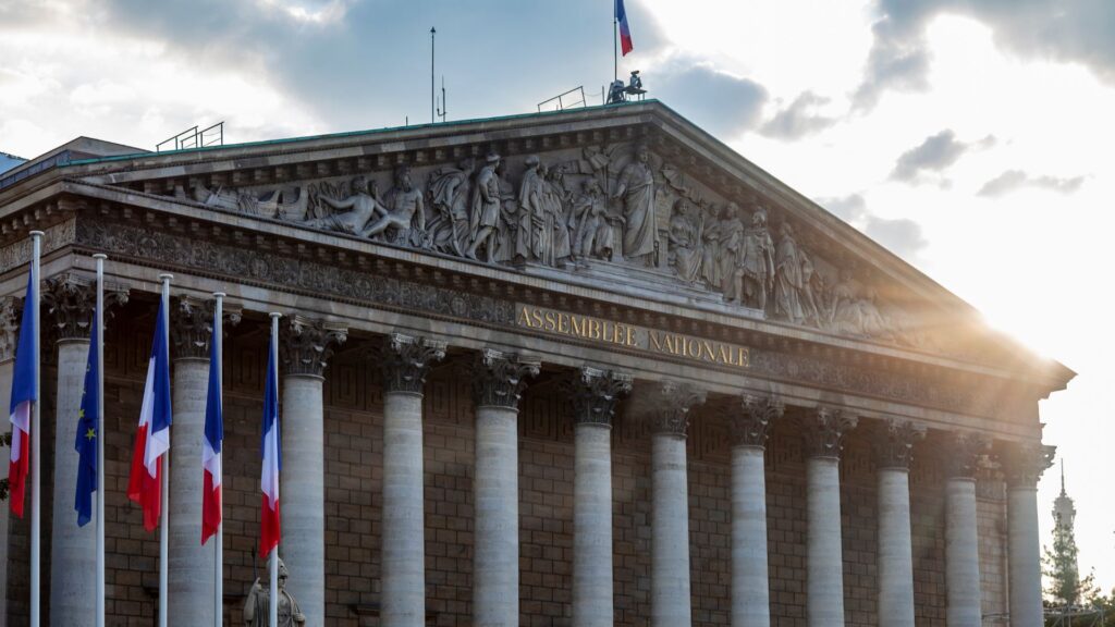 The National Assembly was dissolved by Emmanuel Macron on June 9, 2024 // Source: Canva