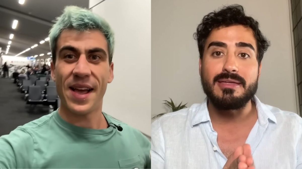 Deux youtubeurs ont été élus au Parlement européen // Source : Capture d'écran et montage Numerama