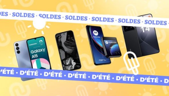 Meilleurs smartphones en solde // Source : Numerama