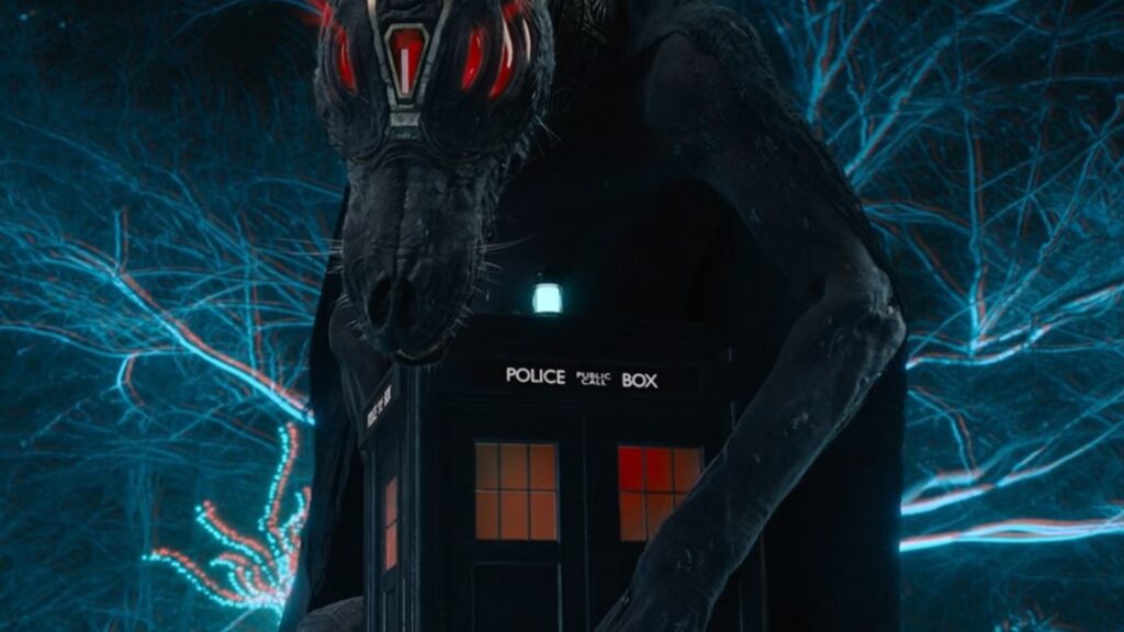 Sutekh prenait possession du TARDIS. // Source : BBC