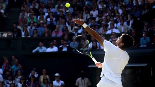 Carlos Alcaraz à Wimbledon // Source : beIN Sports