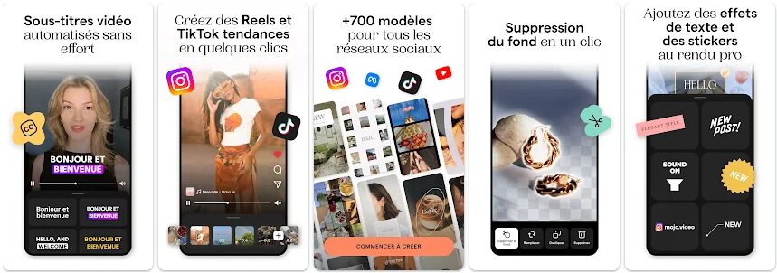 Mojo, l'application français de montage vidéo pour vos stories