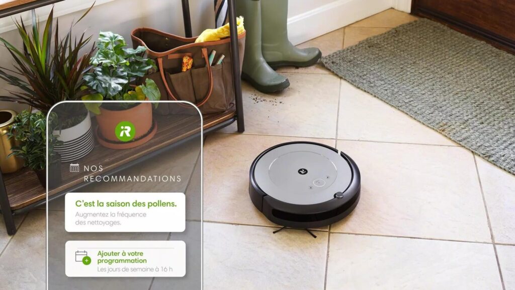 The iRobot application // Source: Roomba