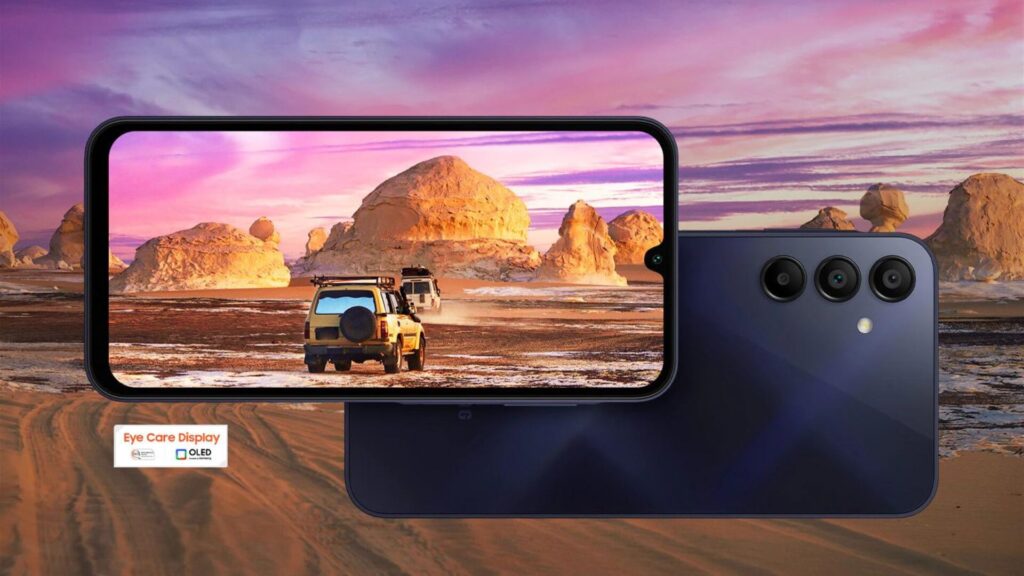 Le Galaxy A15 est un bon photophone pour son prix // Source : Samsung