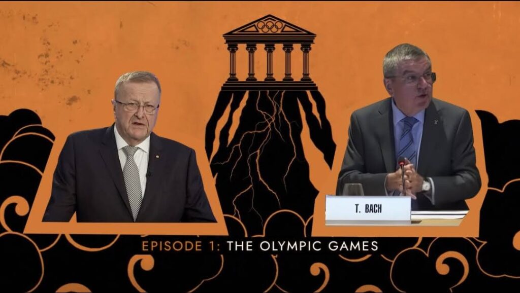 An extract from the mockumentary Olympics Has Fallen // Source: Numerama screenshot