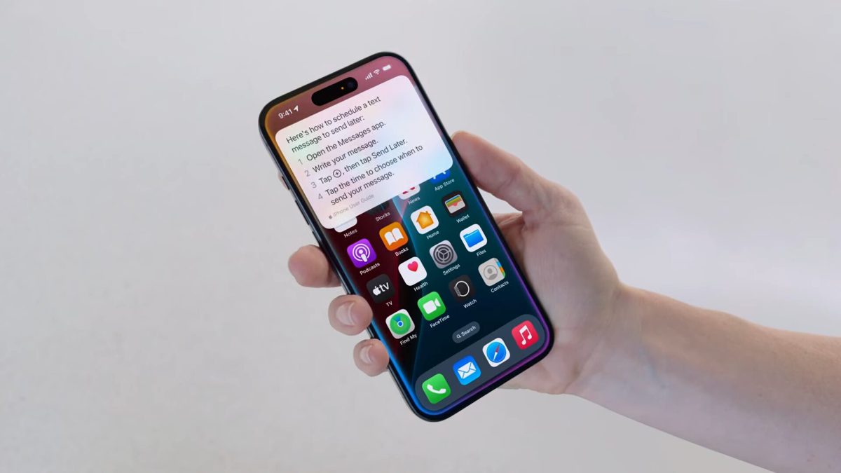 Le nouveau Siri pour iOS 18 // Source : Capture d'écran Numerama