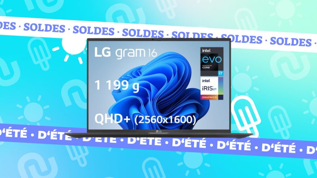PC Portable LG Gram 16" en solde