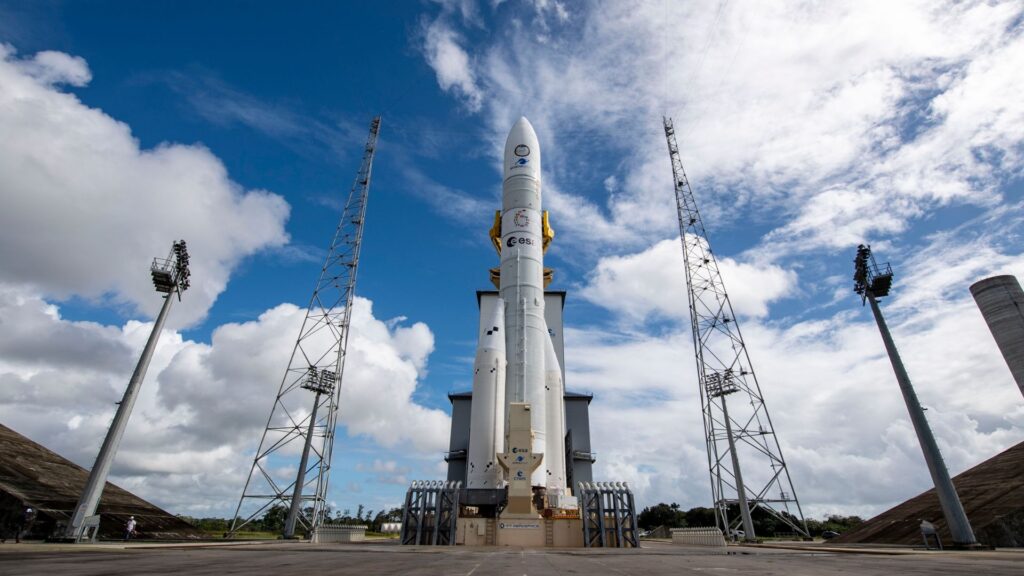 Ariane 6. // Source : CNES/ESA/Arianespace-ArianeGroup/Optique Vidéo CSG/T Leduc, 2024