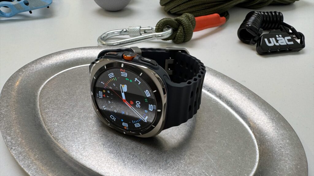 Écran de la Galaxy Watch Ultra. Écran de la Galaxy Watch Ultra.
