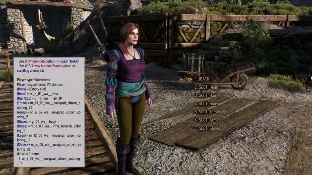 Mod pour jouer une femme dans The Witcher 3 // Source : Nexus Mods