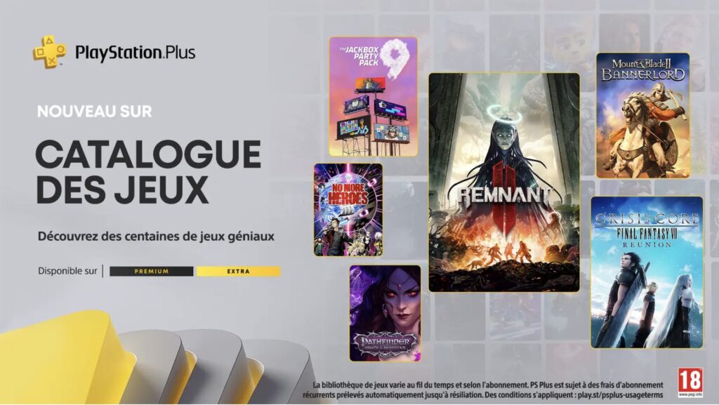 Les jeux PlayStation Plus Premium en juillet 2024 // Source : Sony