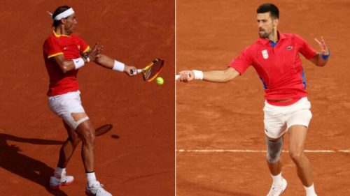 Nadal versus Djoko aux JO // Source : JO 2024