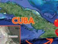 La Chine a installé des bases d'écoutes à Cuba.  // Source : Google Earth / Numerama