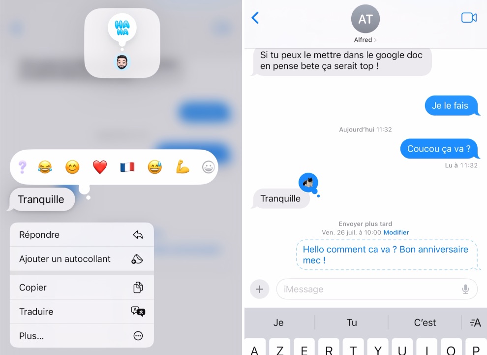 Les emojis et les stickers sont partout dans iOS 18.