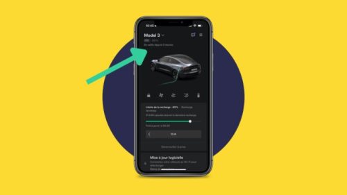 La nouvelle version de l'app Tesla change le comportement en veille // Source : Montage Numerama