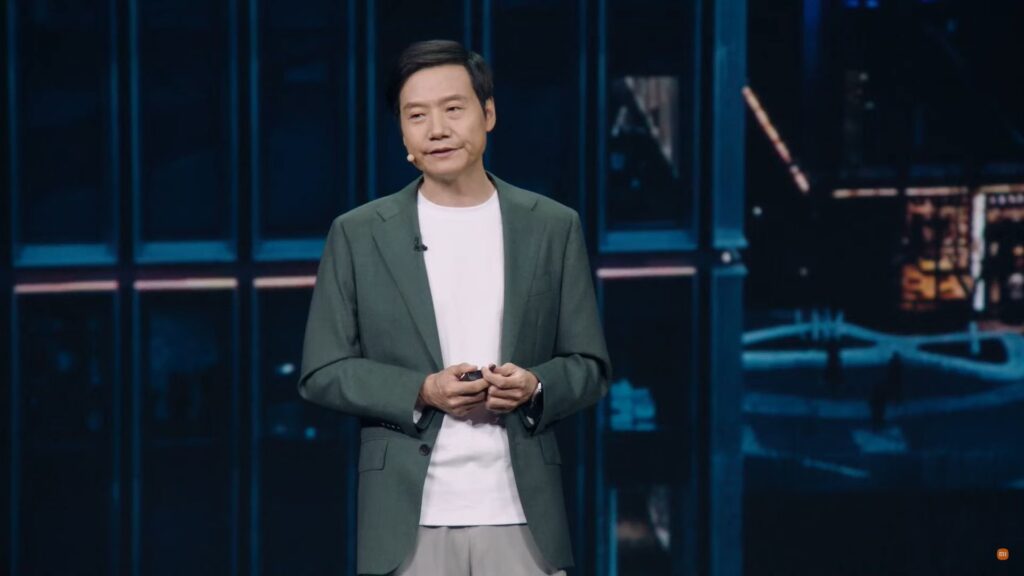 Lei Jun - CEO Xiaomi  // Source : Capture du live Xiaomi