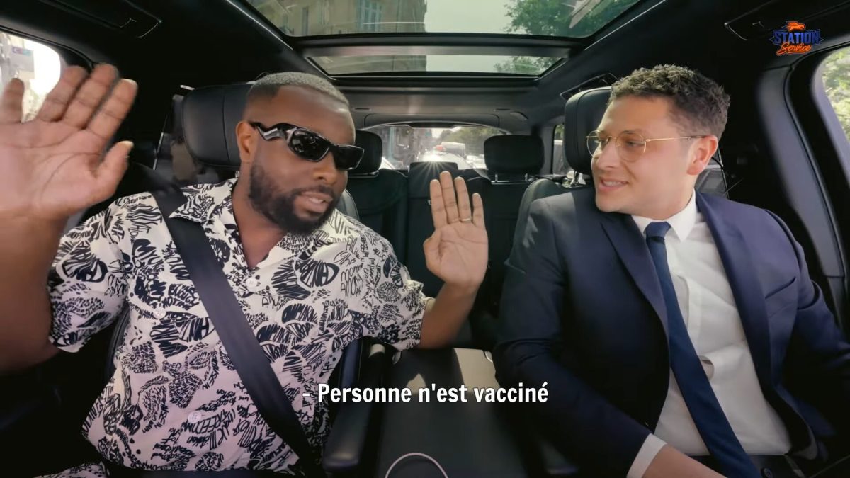 Gims sur la polio // Source : Capture d'écran YouTube