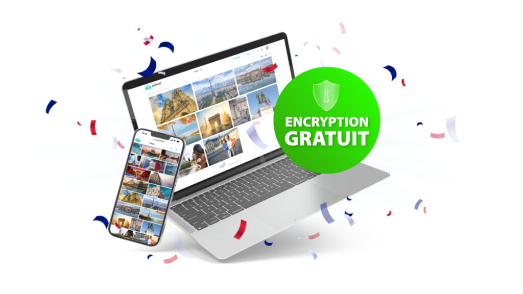 L'option de chiffrement offerte gratuitement // Source : pCloud