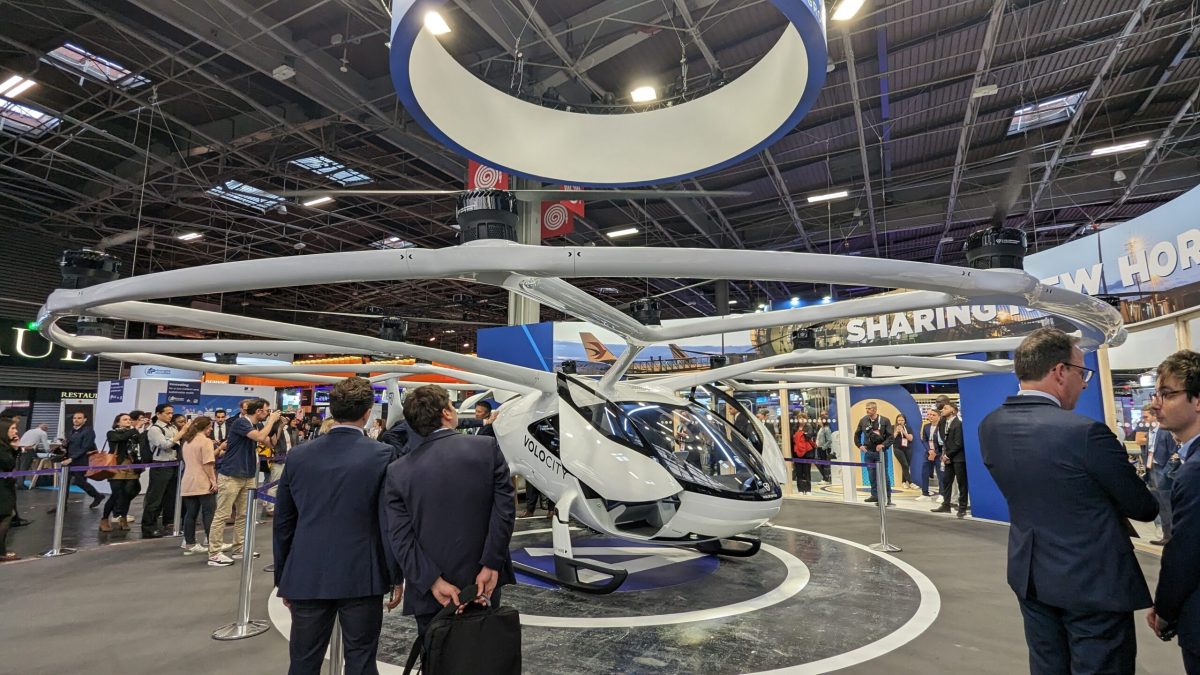 Le Volocity de Volocopter à Vivatech // Source : Raphaëlle Baut pour Numerama