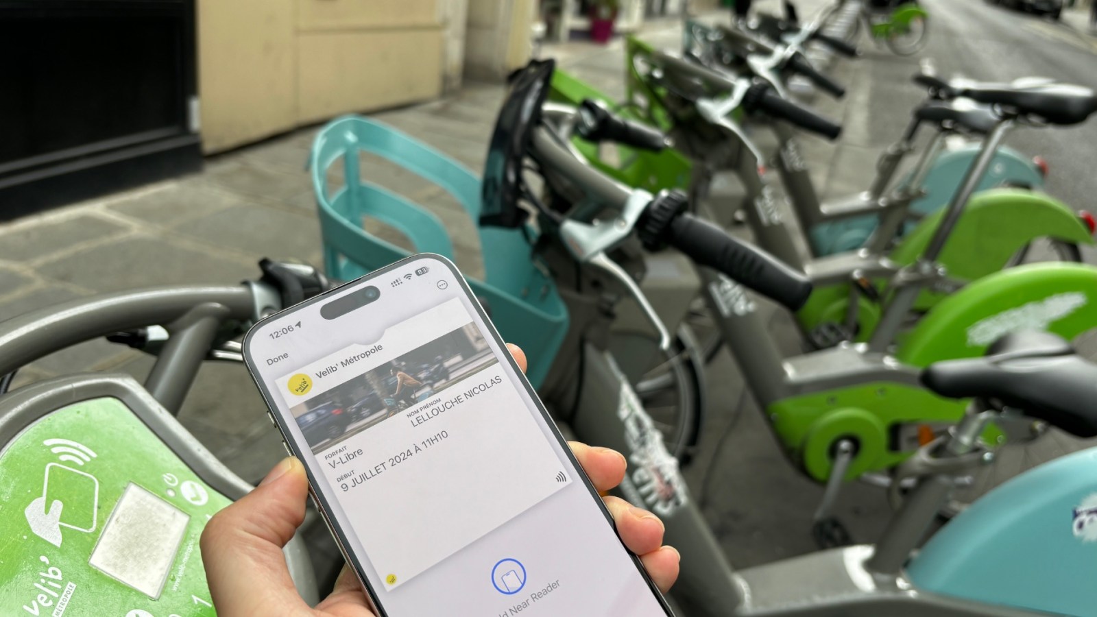 Comment prendre un vélib avec son iphone?